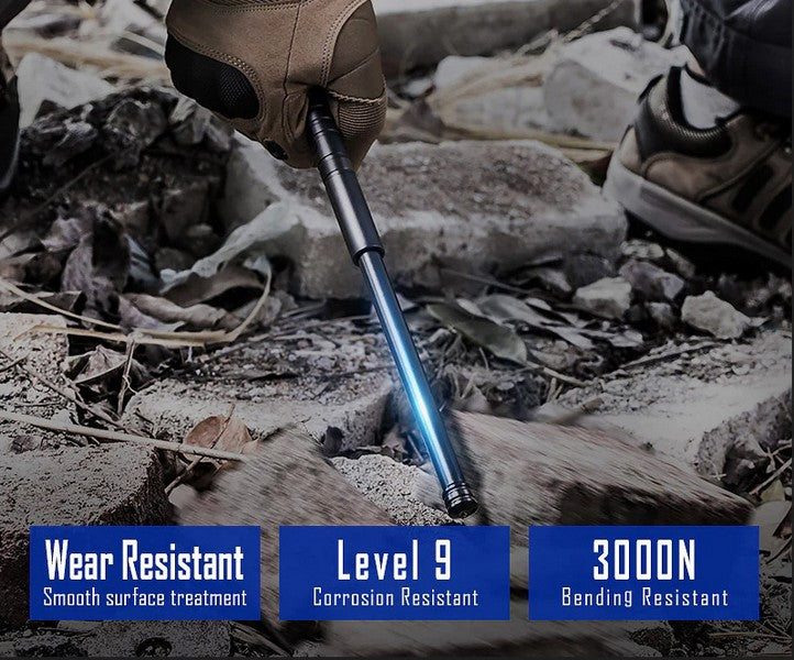 NEX Walker - Bâton matraque télescopique - 14"