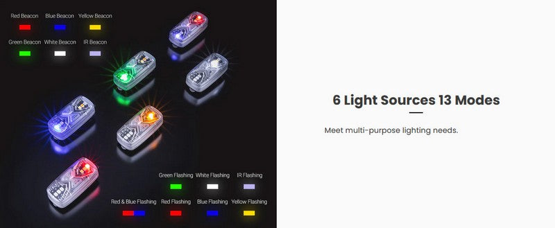 UT41 - Lampe multifonction de secours, sécurité et d'avertissement - 20 Lumens
