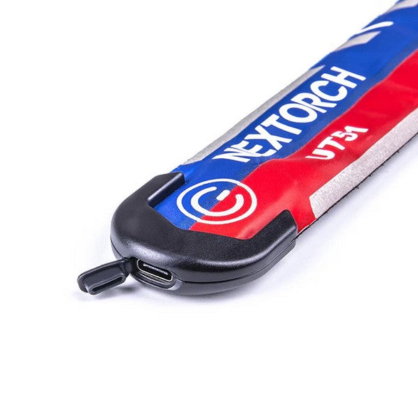 UT51 - Bracelet d'avertissement clignotant rouge-bleu