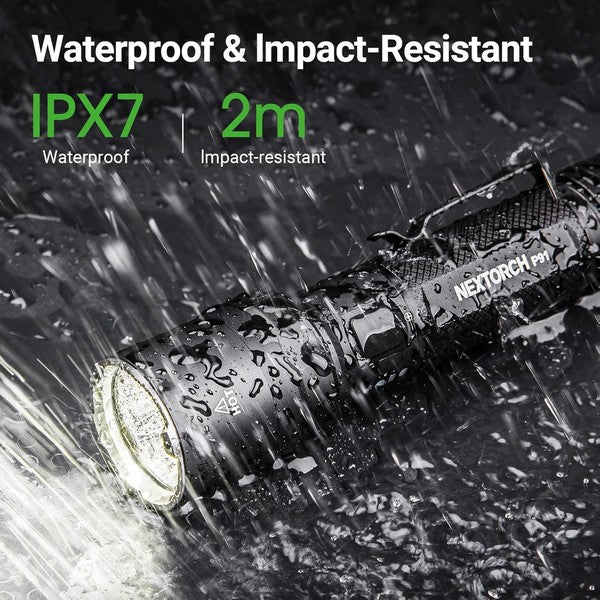 P91 - Lampe Torche Tactique - 5000 Lumens