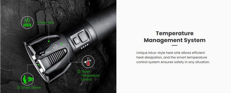 ST30C - Lampe torche de recherche - 15000 Lumens