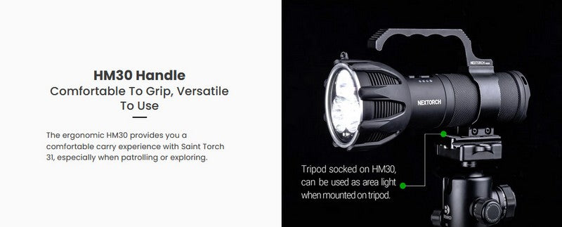 ST30C - Lampe torche de recherche - 15000 Lumens