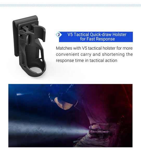 T10L - Lampe torche laser LEP longue portée - 500 Lumens