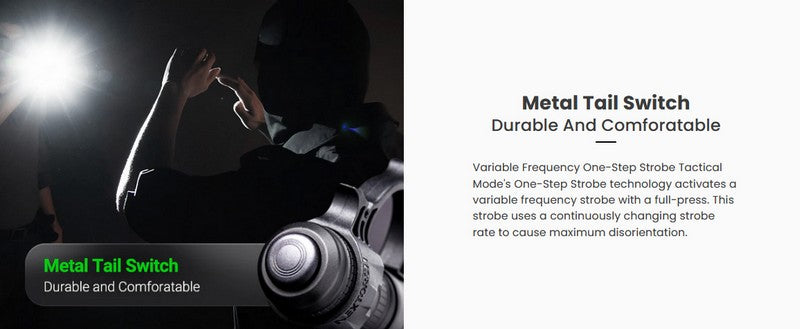TA20 - Lampe tactique - 1000 Lumens