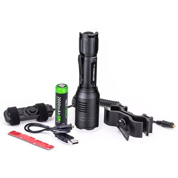 T53 SET - Lampe tactique lumière blanc, verte et rouge Kit chasse - 760 Lumens