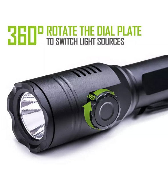 T53 SET - Lampe tactique lumière blanc, verte et rouge Kit chasse - 760 Lumens