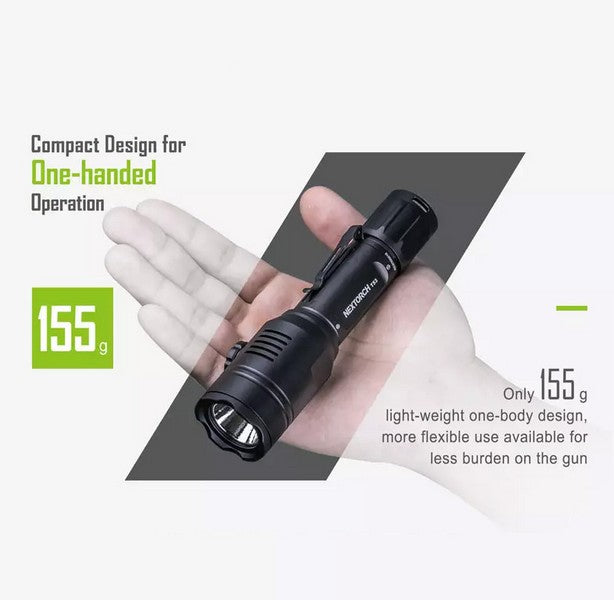 T53 SET - Lampe tactique lumière blanc, verte et rouge Kit chasse - 760 Lumens