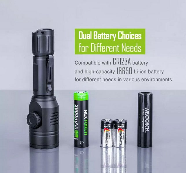 T53 SET - Lampe tactique lumière blanc, verte et rouge Kit chasse - 760 Lumens