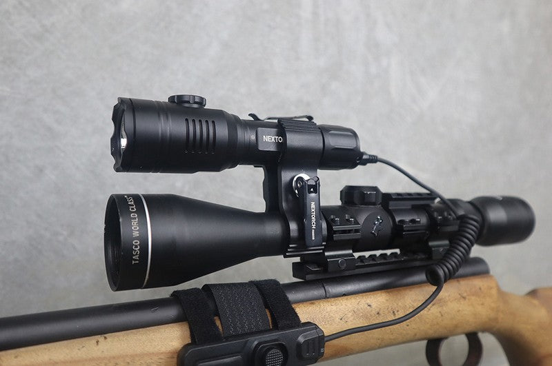 T53 SET - Lampe tactique lumière blanc, verte et rouge Kit chasse - 760 Lumens