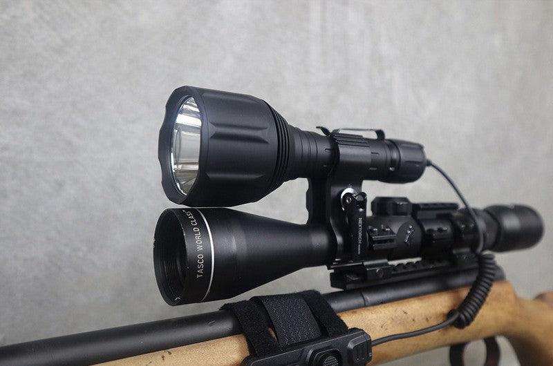 T7 MAX SET - Lampe tactique Kit chasse - 1200 Lumens