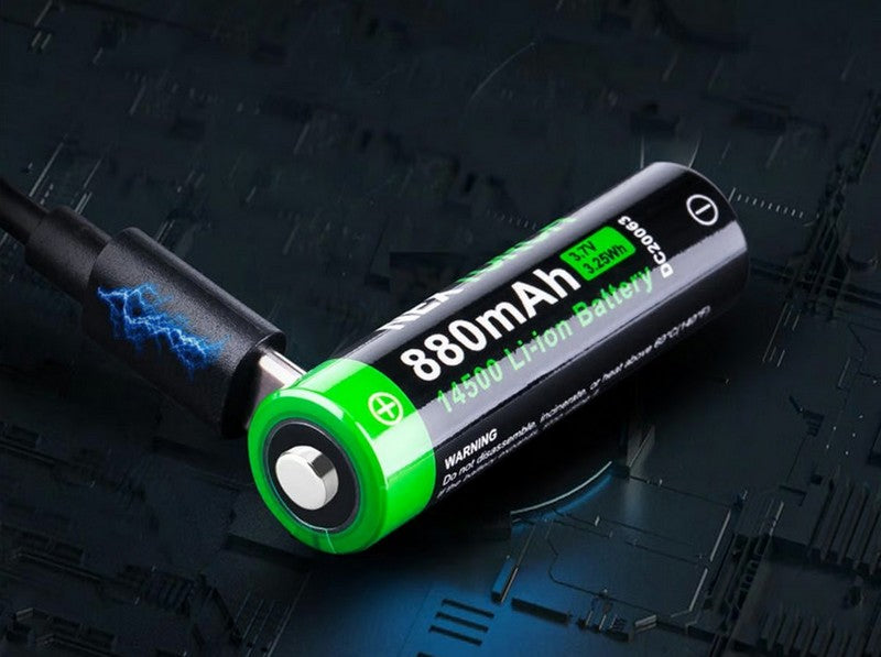 14500 - Batterie 880 mAh - Li-ion rechargeable Type-C