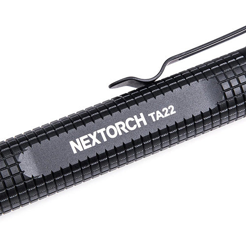 Lampe Stylo Tactique Nextorch TA22 850 Lumens - Tri-Mode - Rechargeable USB-C - Brise-vitre