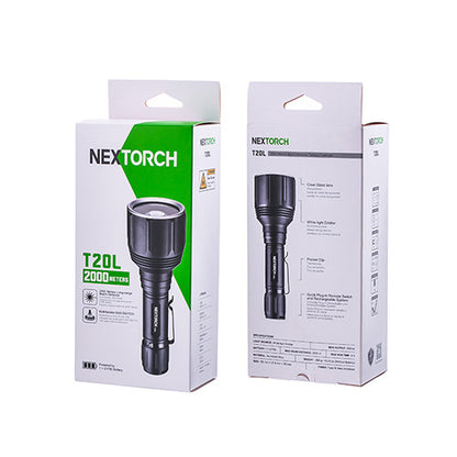 T20L - Lampe Torche Laser - 900 Lumens rechargeable - Portée 2000 mètres