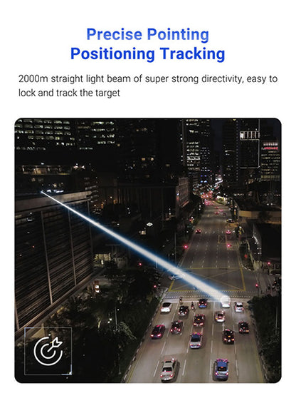 T20L - Lampe Torche Laser - 900 Lumens rechargeable - Portée 2000 mètres