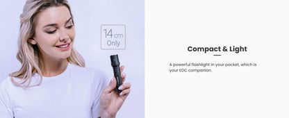 P8 - Lampe torche EDC - 1600 Lumens