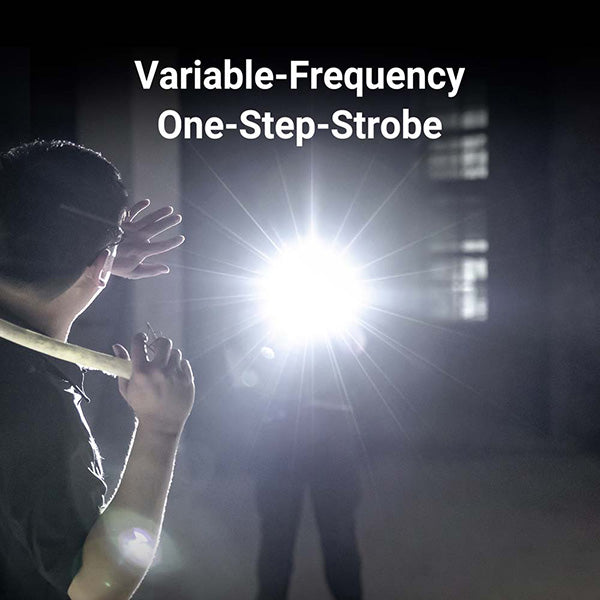 TA70 - Lampe Torche Tactique 3500 Lumens - Ultra-compacte - Accès direct au Strobe