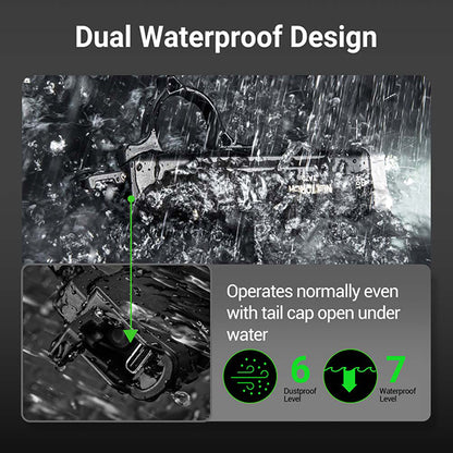 TA70 - Lampe Torche Tactique 3500 Lumens - Ultra-compacte - Accès direct au Strobe