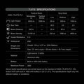 TA70 - Lampe Torche Tactique 3500 Lumens - Ultra-compacte - Accès direct au Strobe