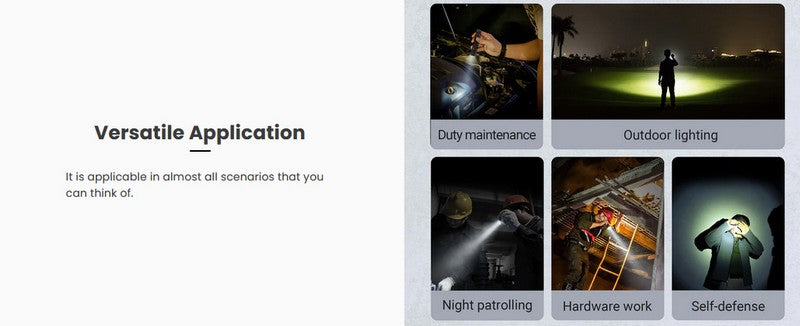 E51C - Lampe torche EDC - 1600 Lumens