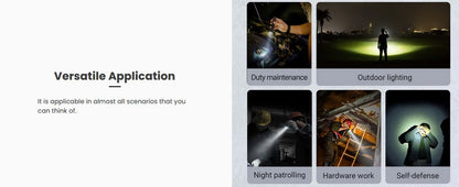 E51C - Lampe torche EDC - 1600 Lumens