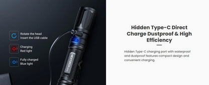 E51C - Lampe torche EDC - 1600 Lumens