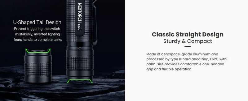 E52C - Lampe torche EDC - 3000 Lumens