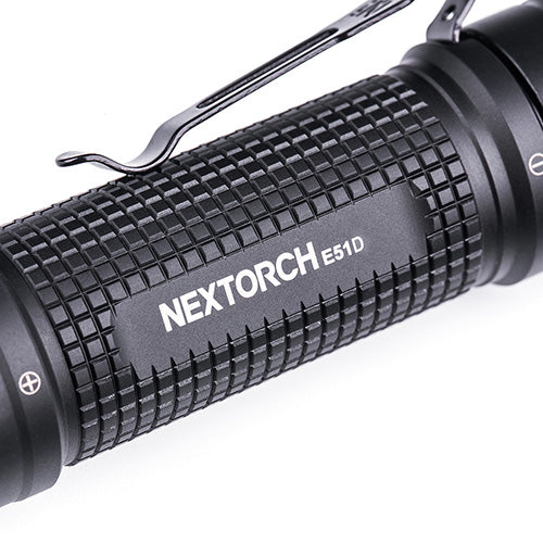 E51D - Lampe torche tactique 2100 Lumens - rechargeable USB-C