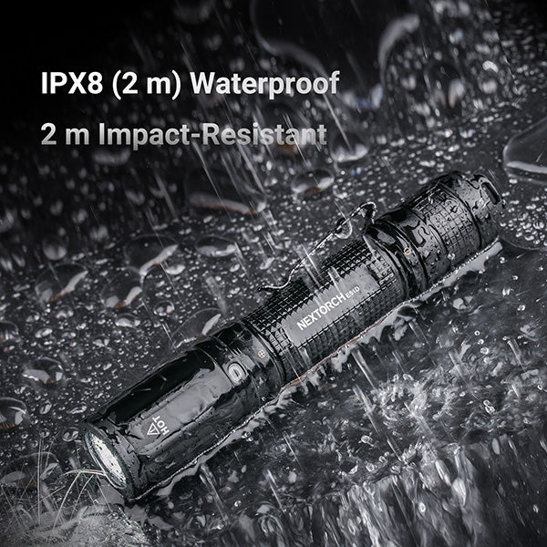 E51D - Lampe torche tactique 2100 Lumens - rechargeable USB-C