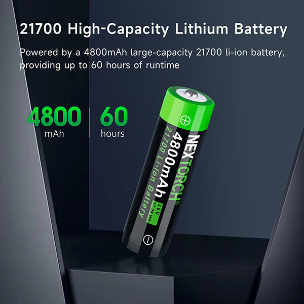 E52D - Lampe torche tactique 3700 Lumens - rechargeable USB-C