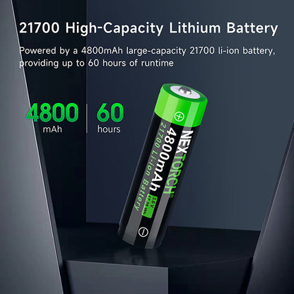 E52D - Lampe torche tactique 3700 Lumens - rechargeable USB-C