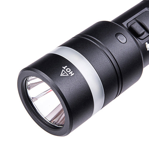 C61 - Lampe torche 3500 Lumens - Double Faisceau - Variation Continue - Rechargeable USB-C