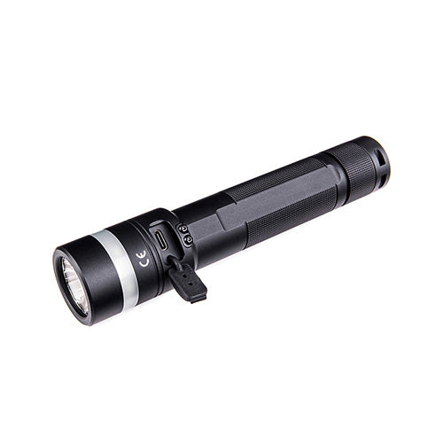 C61 - Lampe torche 3500 Lumens - Double Faisceau - Variation Continue - Rechargeable USB-C