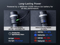 C61 - Lampe torche 3500 Lumens - Double Faisceau - Variation Continue - Rechargeable USB-C