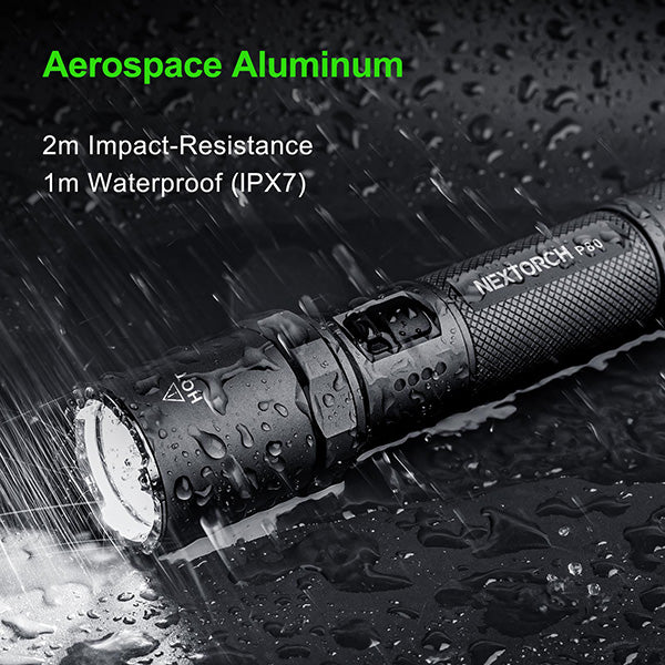 P80B - Lampe Torche 2100 Lumens rechargeable USB-C