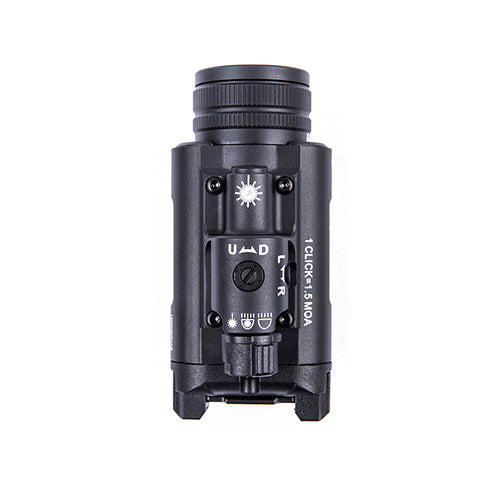 WL25 - Lampe arme de poing - 1200 Lumens - Laser Vert Intégré - Compatible Multi-Rails