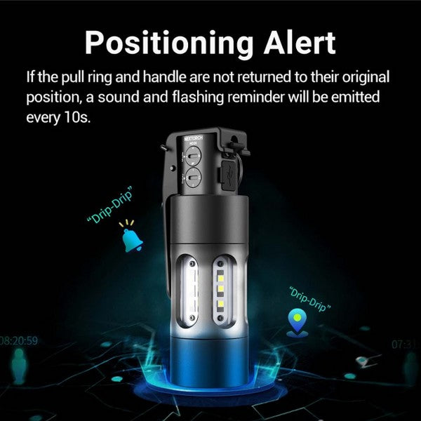 ND30 - Dispositif de distraction tactique rechargeable - 11000Lumens 130 dB
