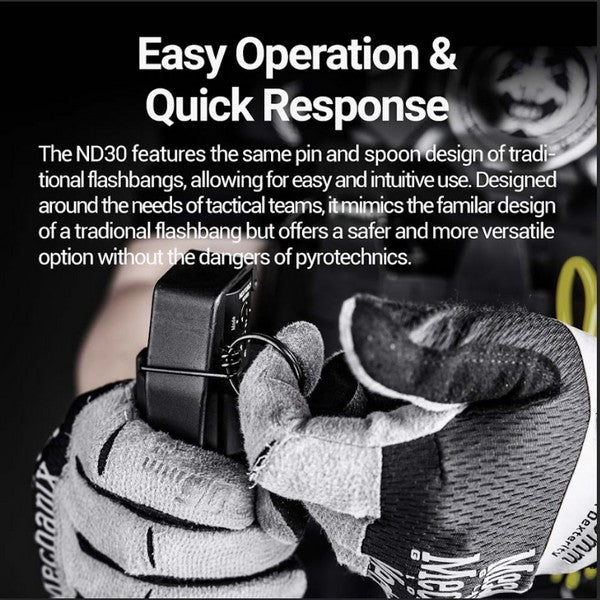 ND30 - Dispositif de distraction tactique rechargeable - 11000Lumens 130 dB