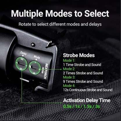 ND30 - Dispositif de distraction tactique rechargeable - 11000Lumens 130 dB