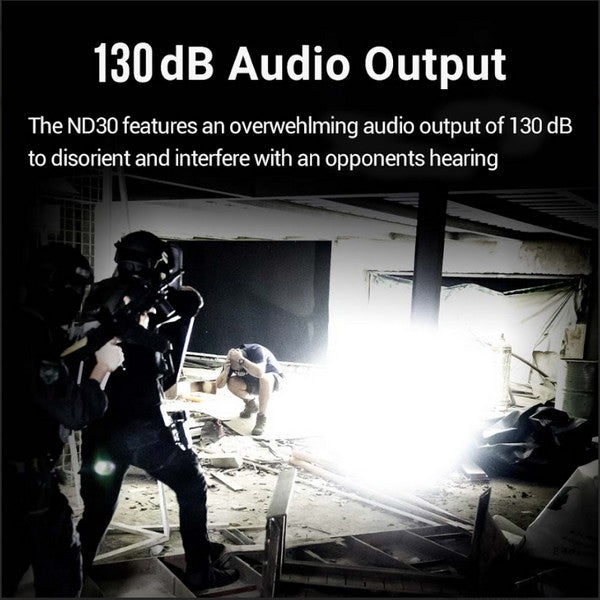 ND30 - Dispositif de distraction tactique rechargeable - 11000Lumens 130 dB