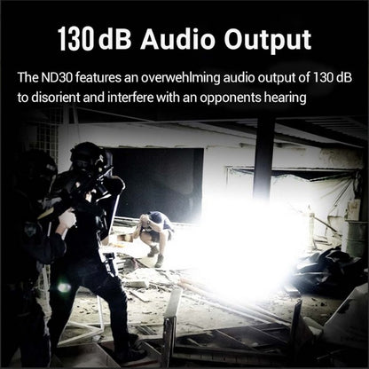 ND30 - Dispositif de distraction tactique rechargeable - 11000Lumens 130 dB