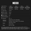 ND30 - Dispositif de distraction tactique rechargeable - 11000Lumens 130 dB