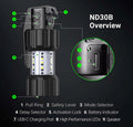 ND30B - dispositif de distraction tactique civil rechargeable - 11000Lumens 130 dB