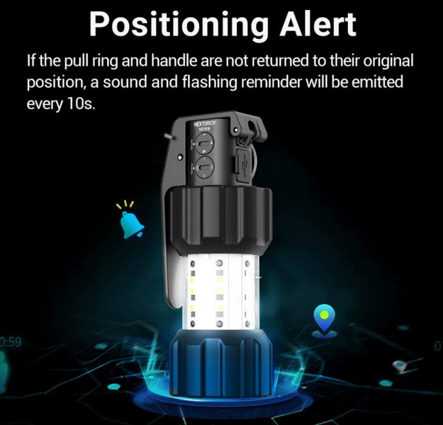 ND30B - dispositif de distraction tactique civil rechargeable - 11000Lumens 130 dB