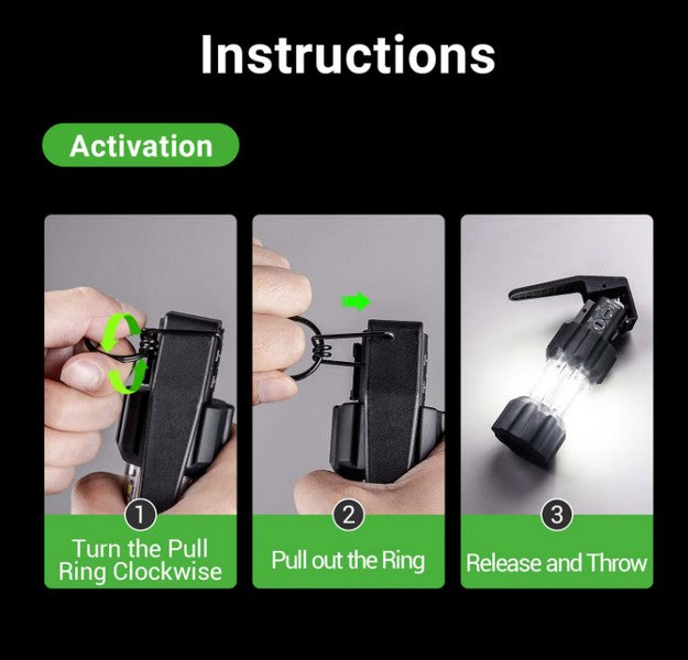 ND30B - dispositif de distraction tactique civil rechargeable - 11000Lumens 130 dB