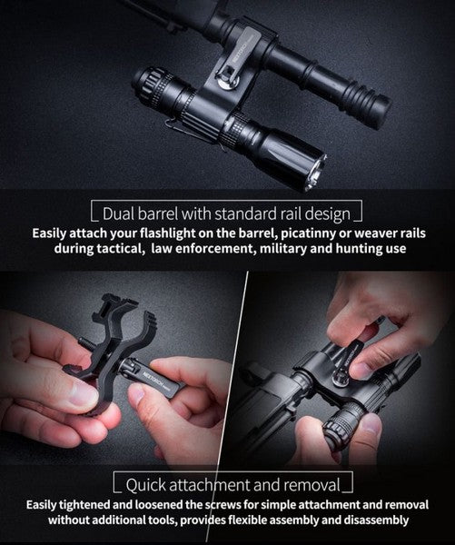 RM85S - Support fusil pour lampe - Montage rapide