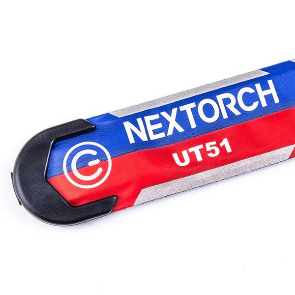NEXTORCH-Voyant d'avertissement en L laqué en UTC, bracelet clignotant rouge et bleu, lampe de poche aste USB, course à pied, indication de trafic  39
