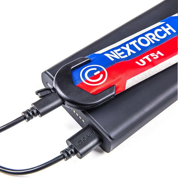 UT51 - Bracelet d'avertissement clignotant rouge-bleu