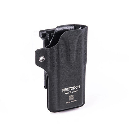 V43 X-CARRY Étui Tactique à Dégainage Rapide - Kydex - Rotation 360° - Compatible TA70