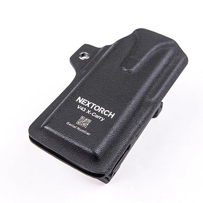 V43 X-CARRY Étui Tactique à Dégainage Rapide - Kydex - Rotation 360° - Compatible TA70