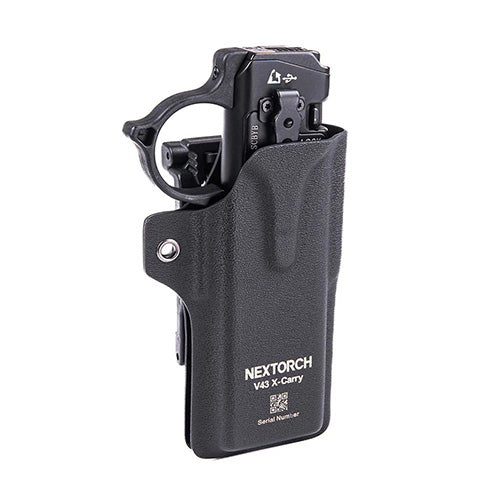 V43 X-CARRY Étui Tactique à Dégainage Rapide - Kydex - Rotation 360° - Compatible TA70